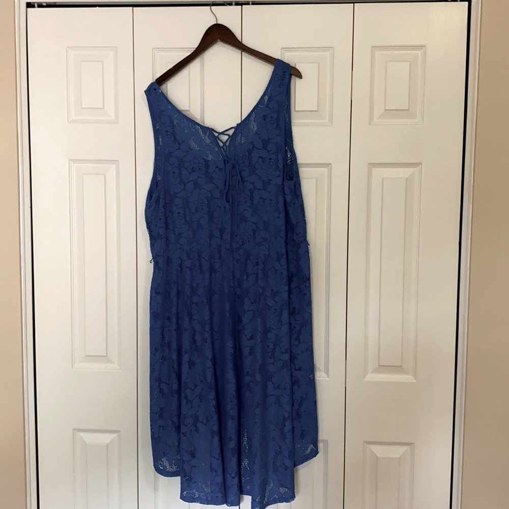 Blue dress